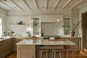 Evolving with life: A two-tone kitchen transformation in a Victorian cottage