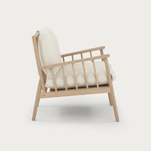 Neptune Casey Armchair Hugo Pale Oat Natural Solid Wood Living Cut Out v1