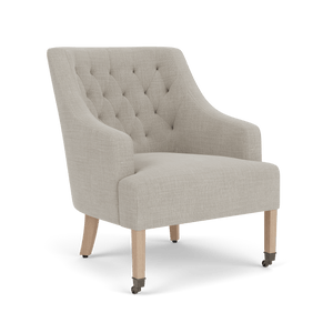 Last chance - Amelia Linen Armchair in Harry Cloud