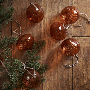 Avery Glass Drop Baubles, Set of 6