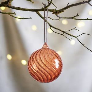 Avery Glass Baubles, Set of 3