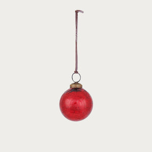 Elderfield Small Crackle Baubles, Set of 6