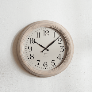 Harrison Wall Clock, Seasoned Oak