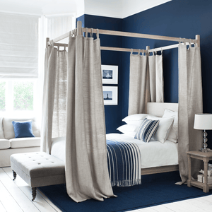 Flora Four Poster Bed Curtains, Set of 2