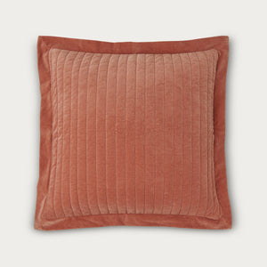 Neptune Adeline Cushion Velvet 57 x 57 Rust Orange Blanket Cut Out v1