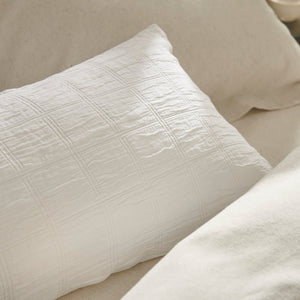 Connie Bolster Cushion, White