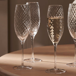 Islington Champagne Flutes, Set of 4