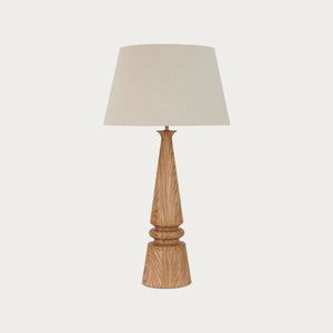 Neptune Mason Table Lamp Large Honey Wood Natural Cut Out v1