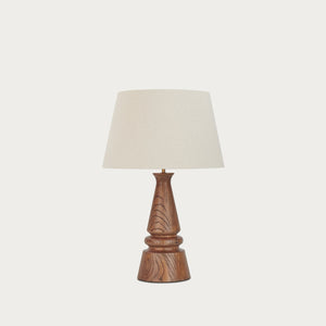 Neptune Mason Table Lamp Medium Nut Brown Wood Natural Cut Out v1