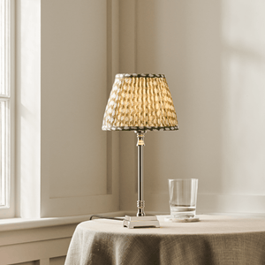 Hanover Small Table Lamp, Nickel