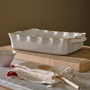 Bramley Stoneware Baking Dish, White