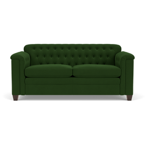 Last chance - Lottie Medium Velvet Sofa, Mallard