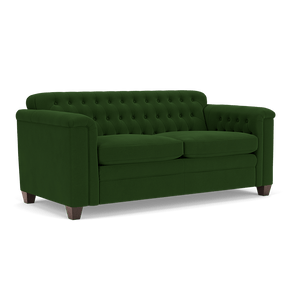 Last chance - Lottie Medium Velvet Sofa, Mallard