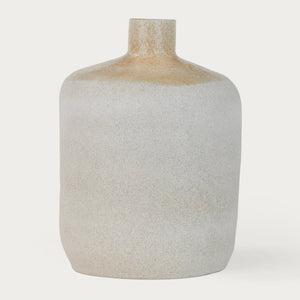 Neptune Leven Vase Pot Tall Natural Textured Cut Out v1