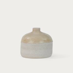 Neptune Leven Vase Pot Round Natural Textured Cut Out v1